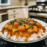 Savory Japanese Curry on Rice