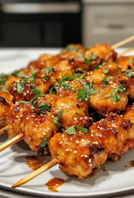 Spicy Chipotle Bang Bang Chicken Skewers