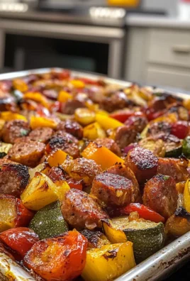 Savory Sheet Pan Sausage & Veggies