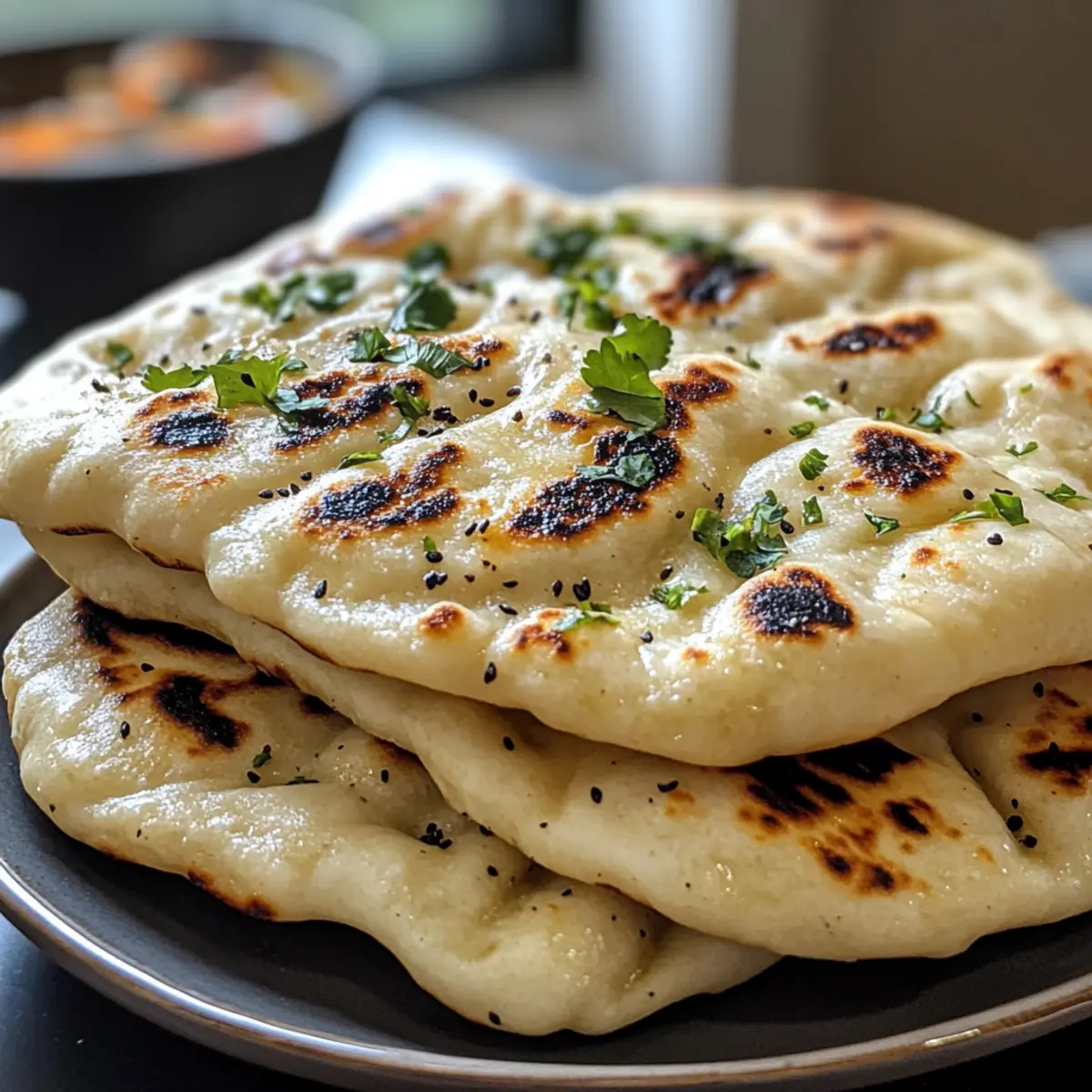 Fluffy Easy Homemade Naan Bread