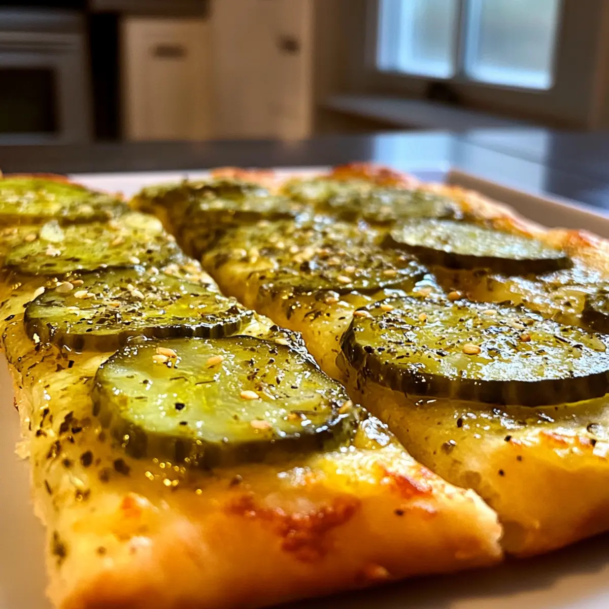 Tangy Pickle Pizza