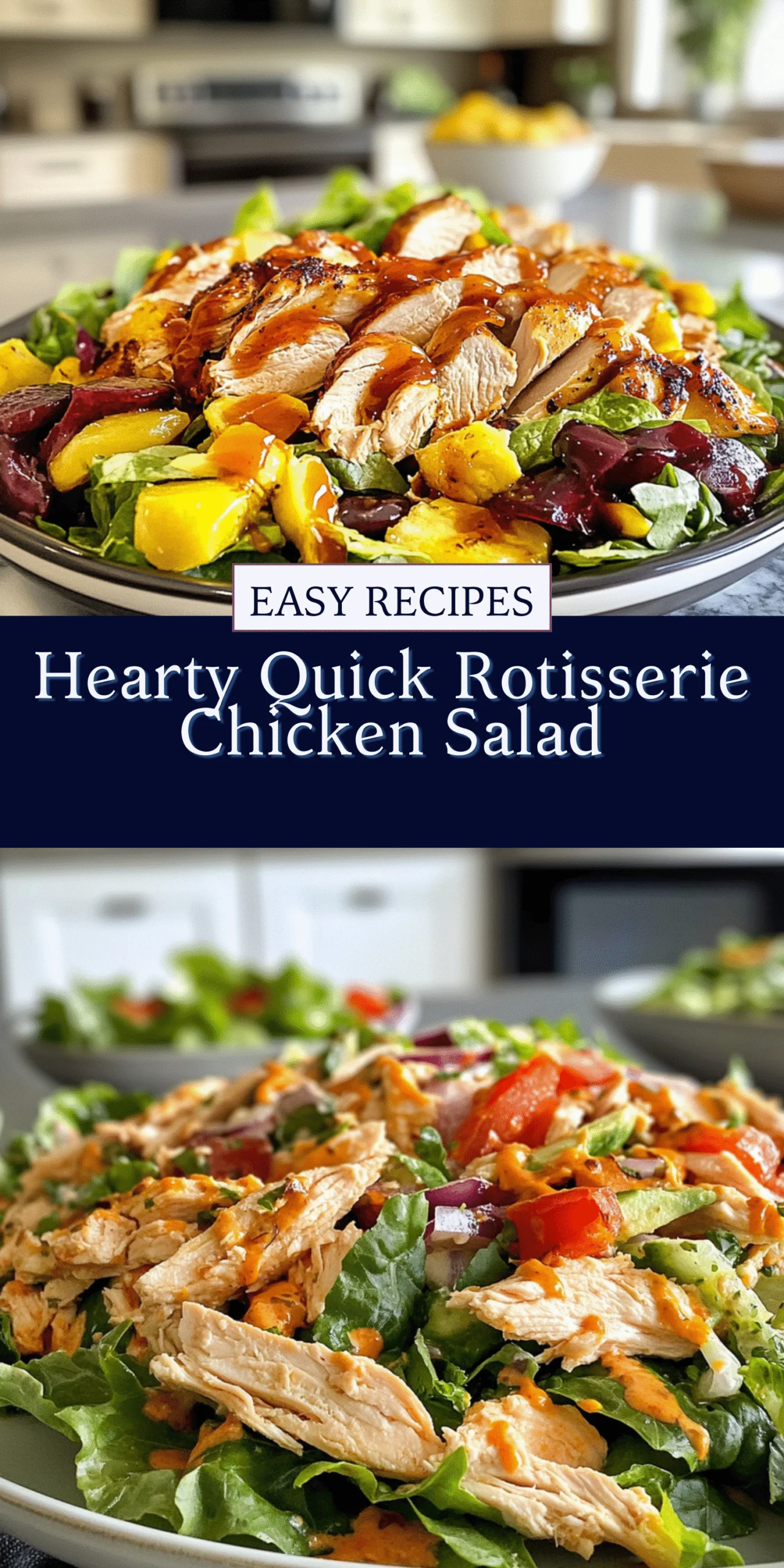 Hearty Quick Rotisserie Chicken Salad