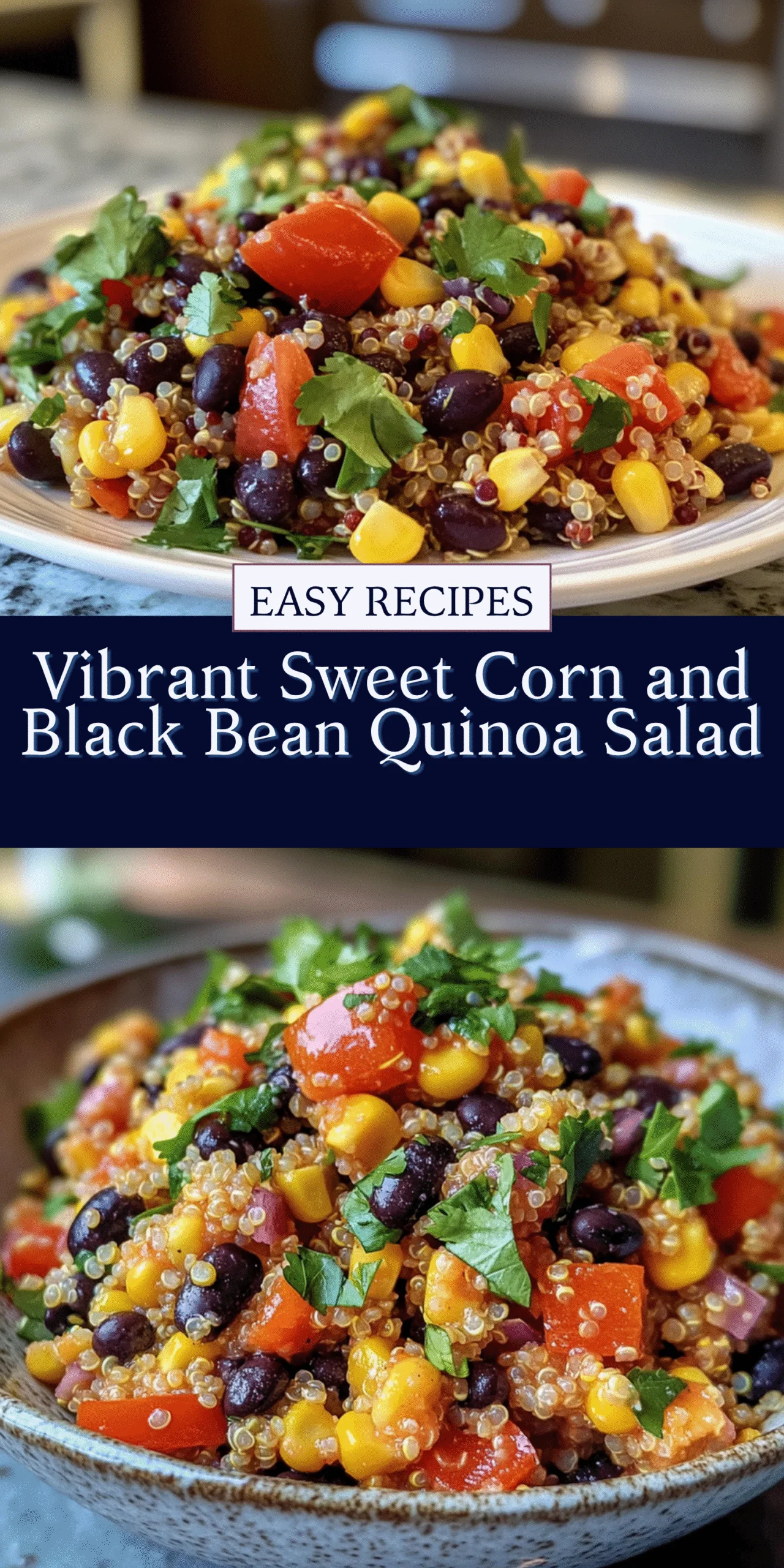Vibrant Sweet Corn and Black Bean Quinoa Salad