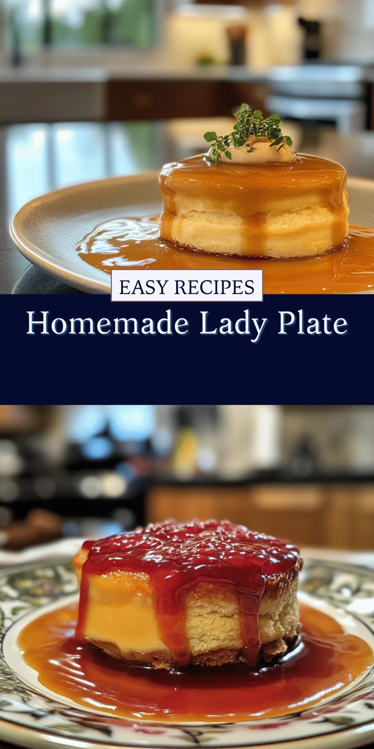 Homemade Lady Plate