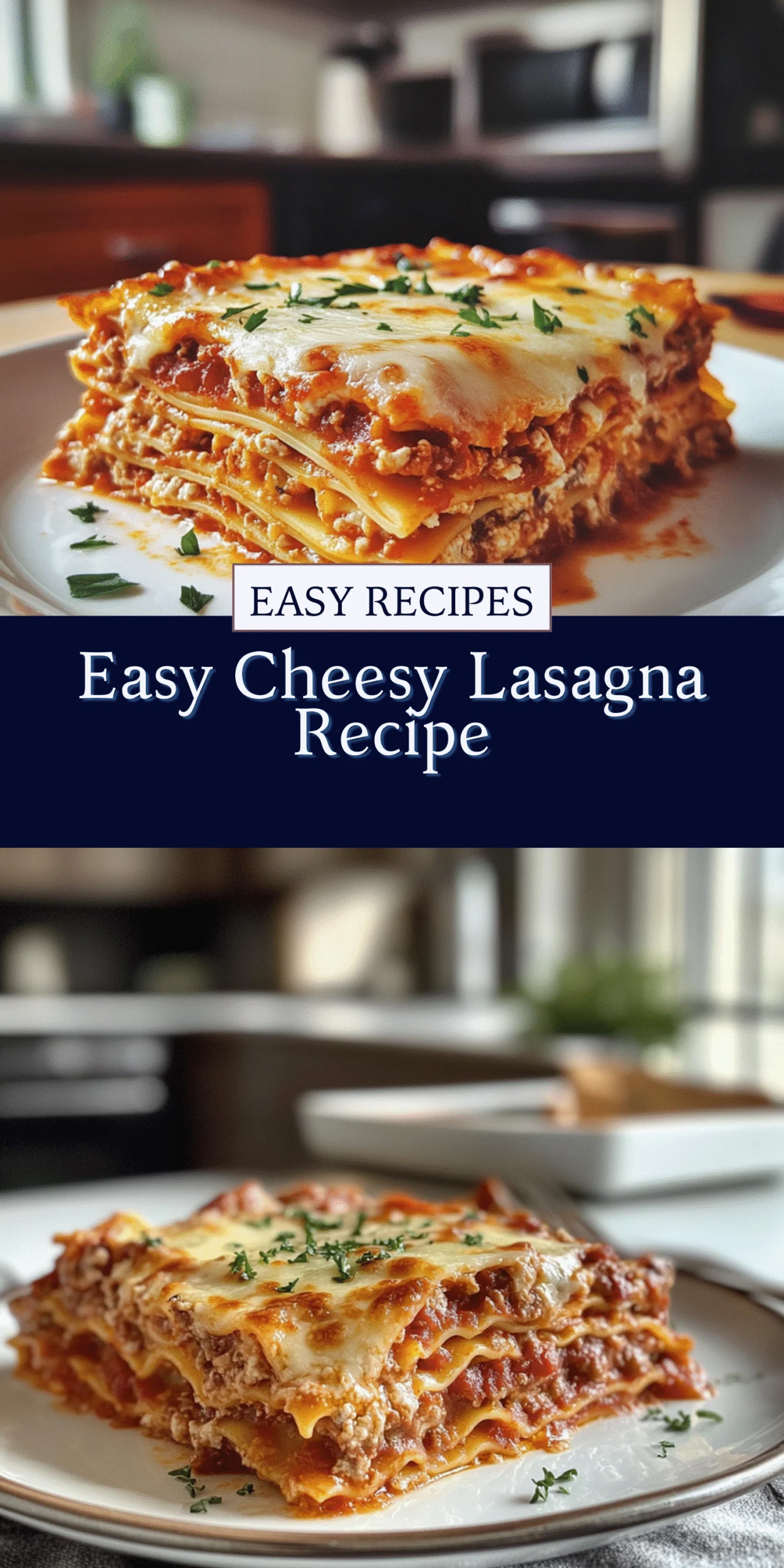 Easy Cheesy Lasagna Recipe