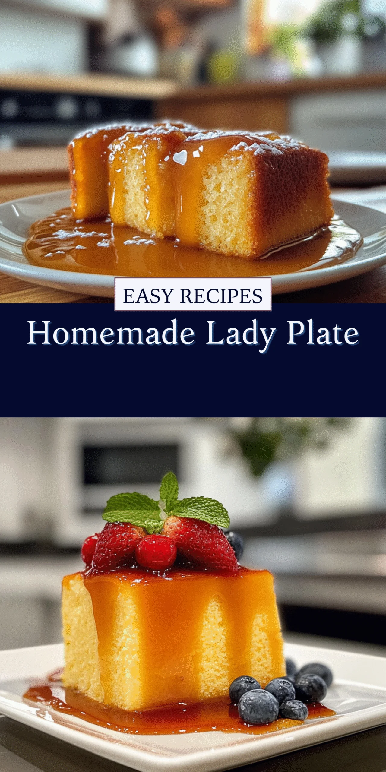 Homemade Lady Plate