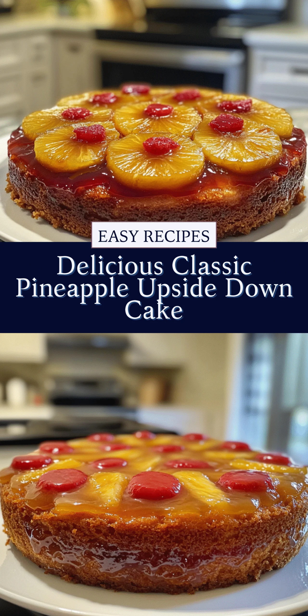 Delicious Classic Pineapple Upside Down Cake