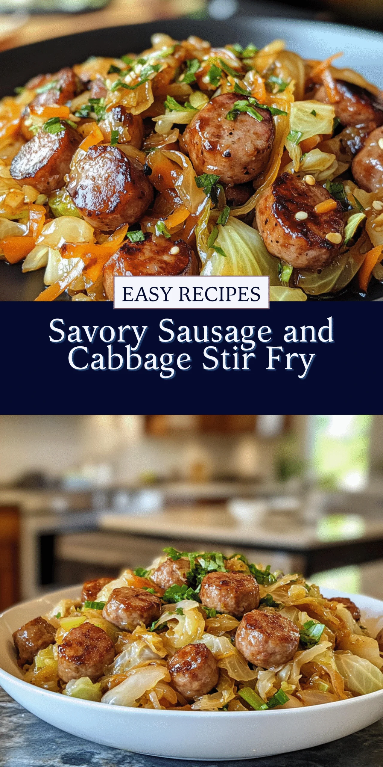 Savory Sausage and Cabbage Stir Fry