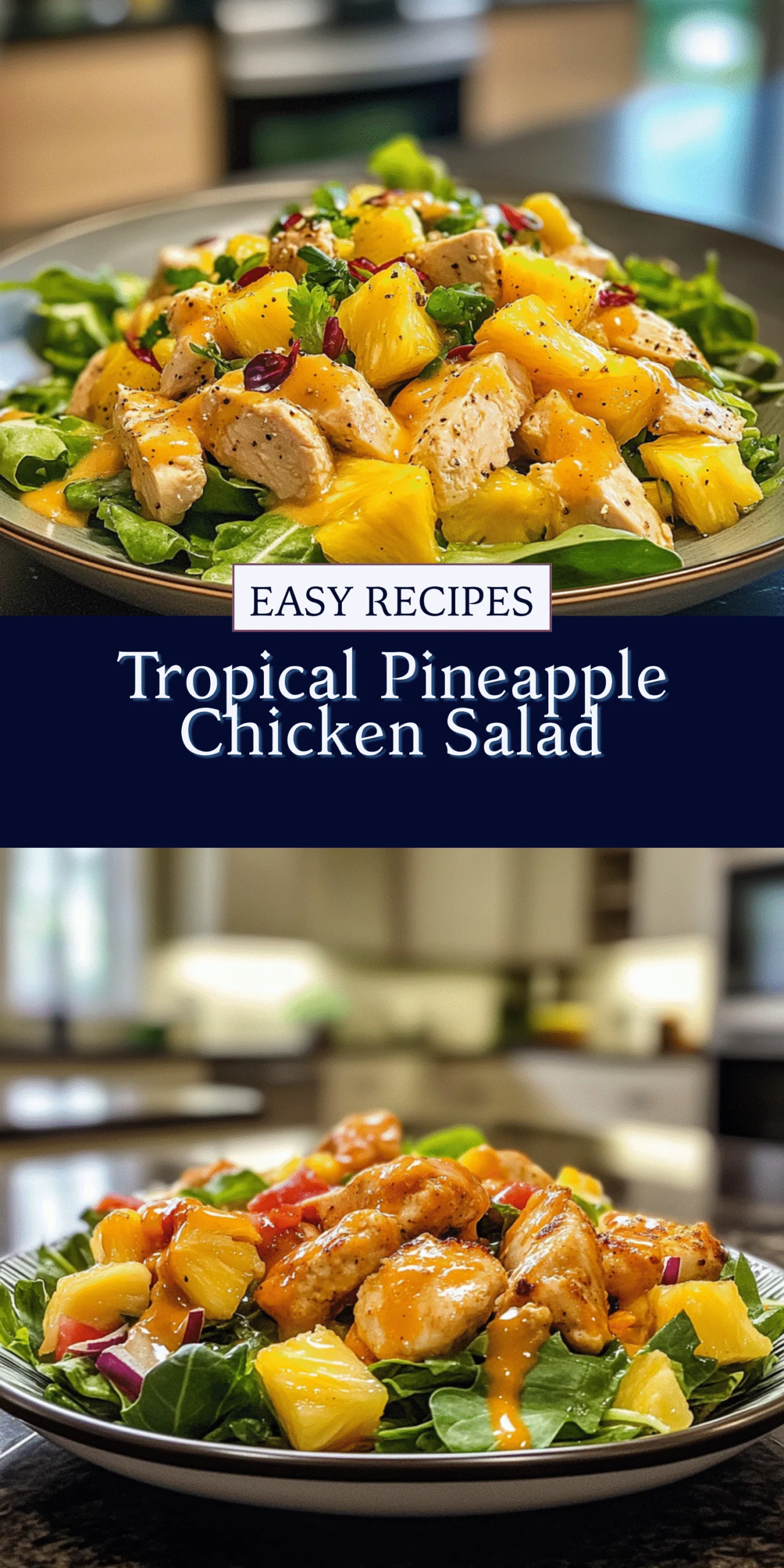Tropical Pineapple Chicken Salad