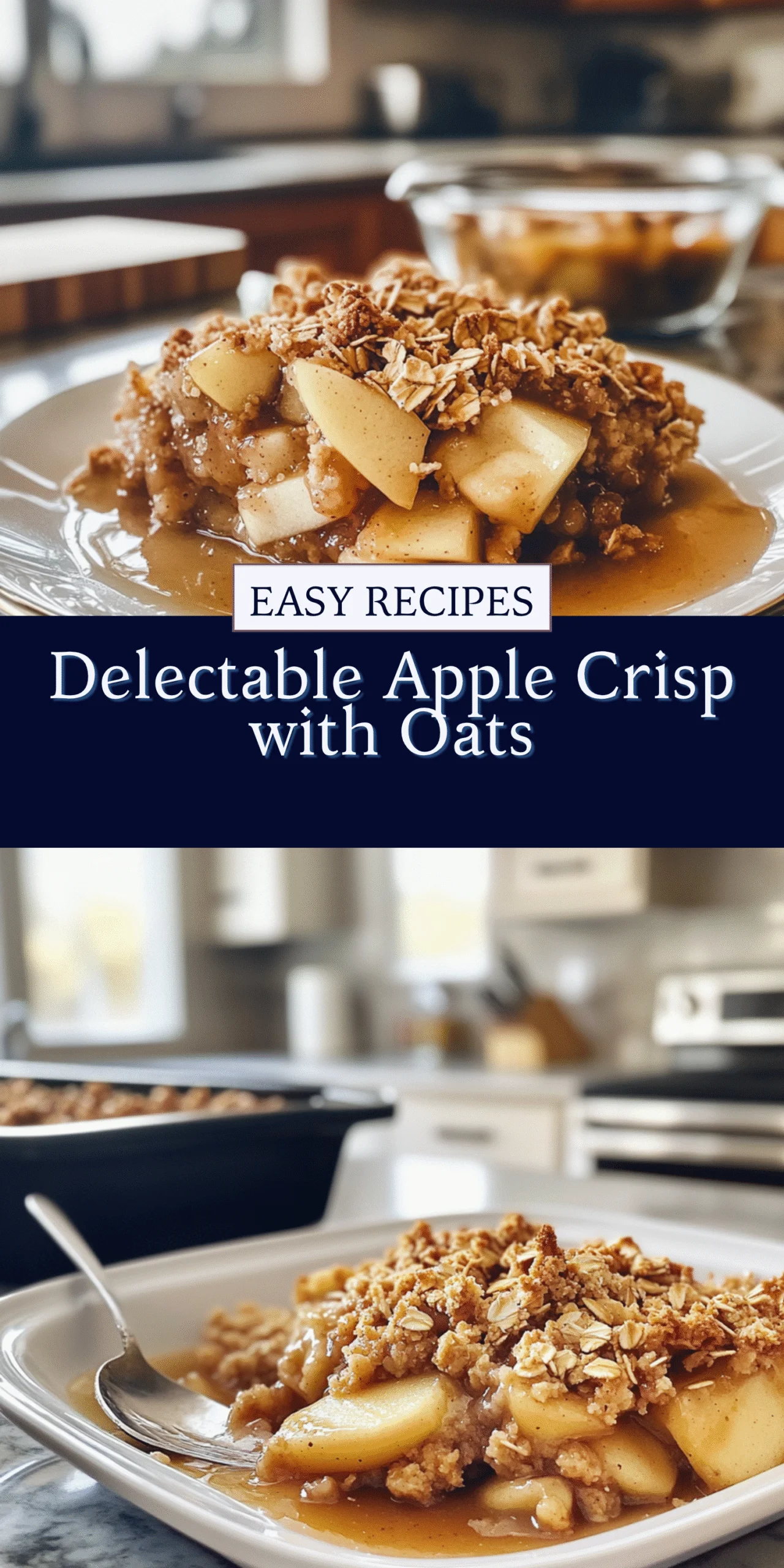 Delectable Apple Crisp with Oats