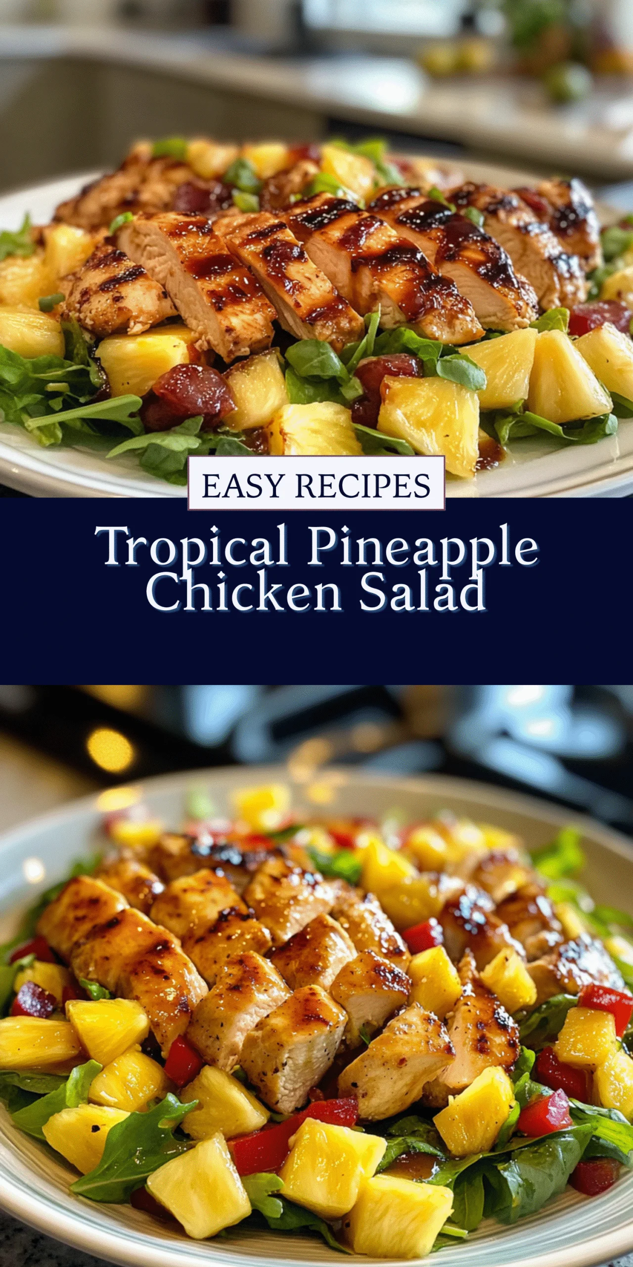 Tropical Pineapple Chicken Salad