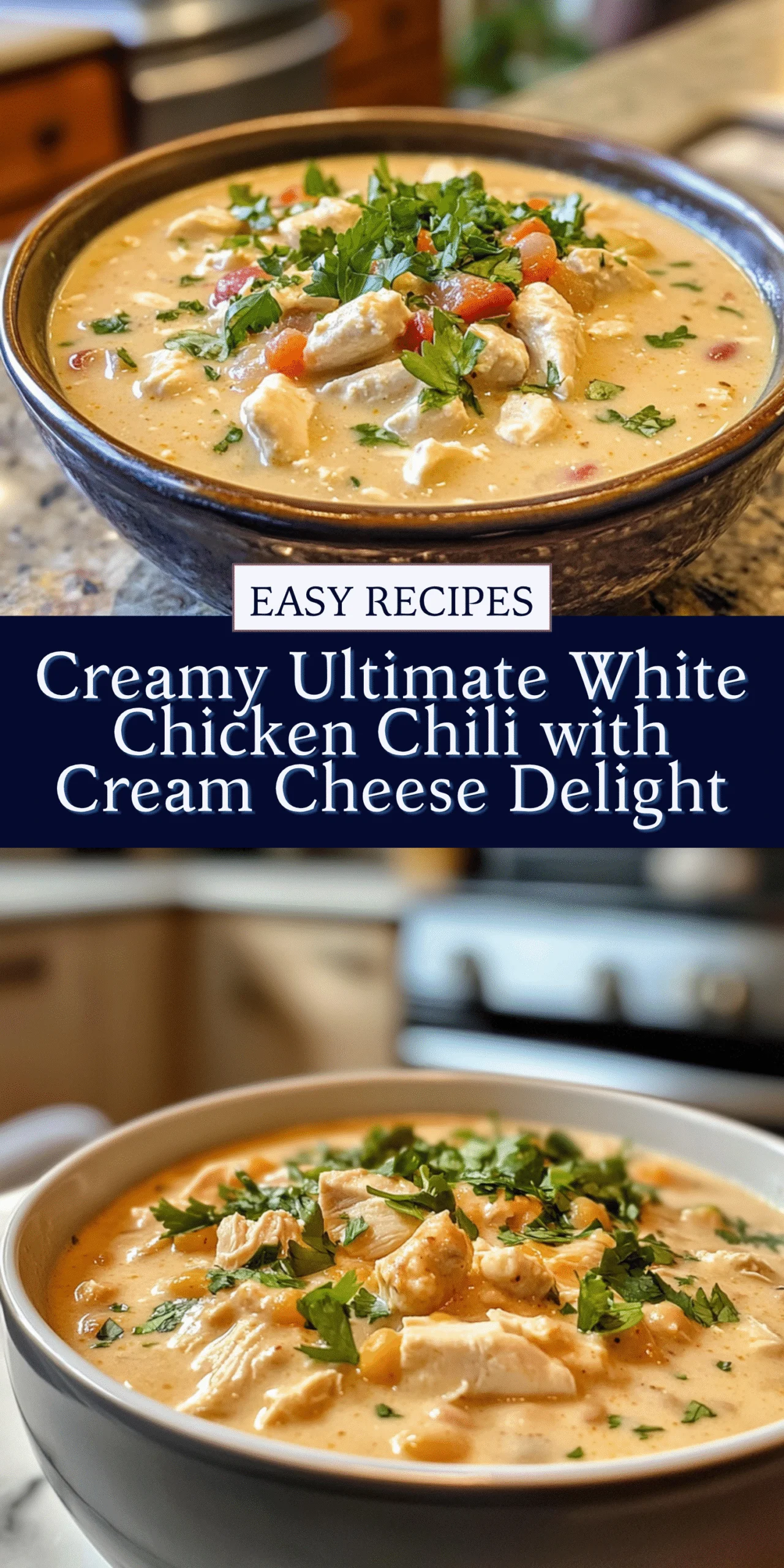 Creamy Ultimate White Chicken Chili with Cream Cheese Delight