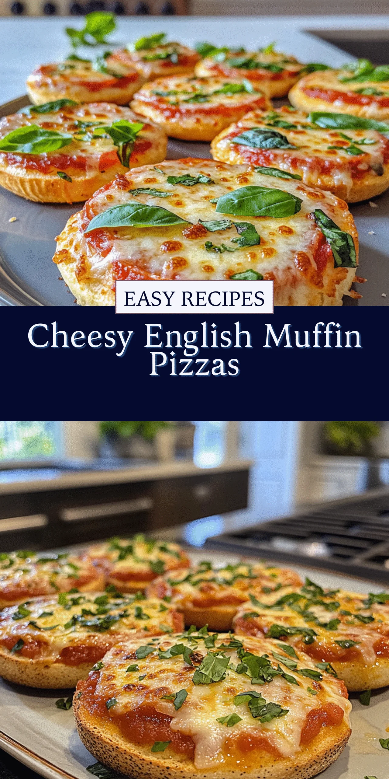 Cheesy English Muffin Pizzas