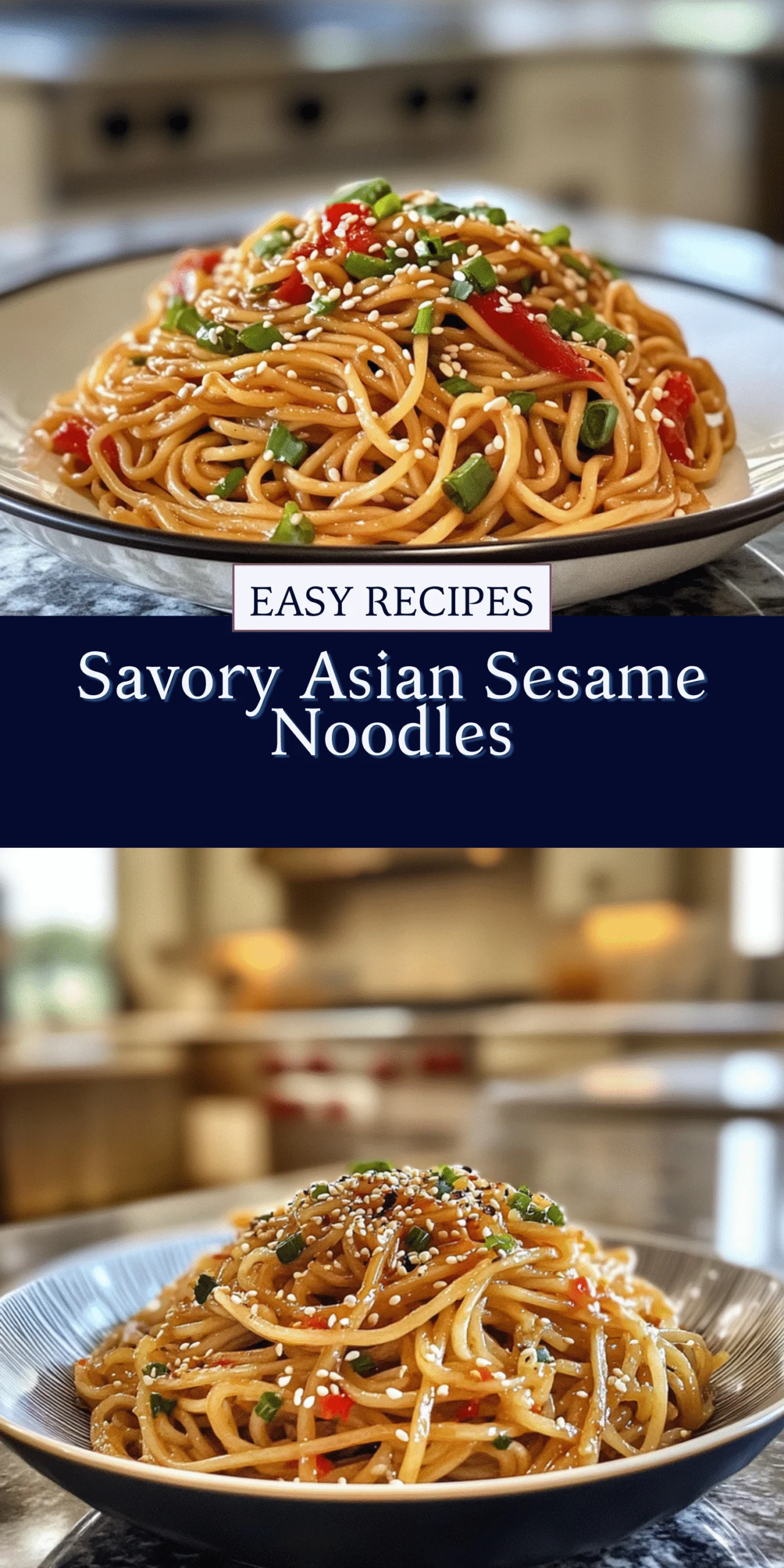 Savory Asian Sesame Noodles