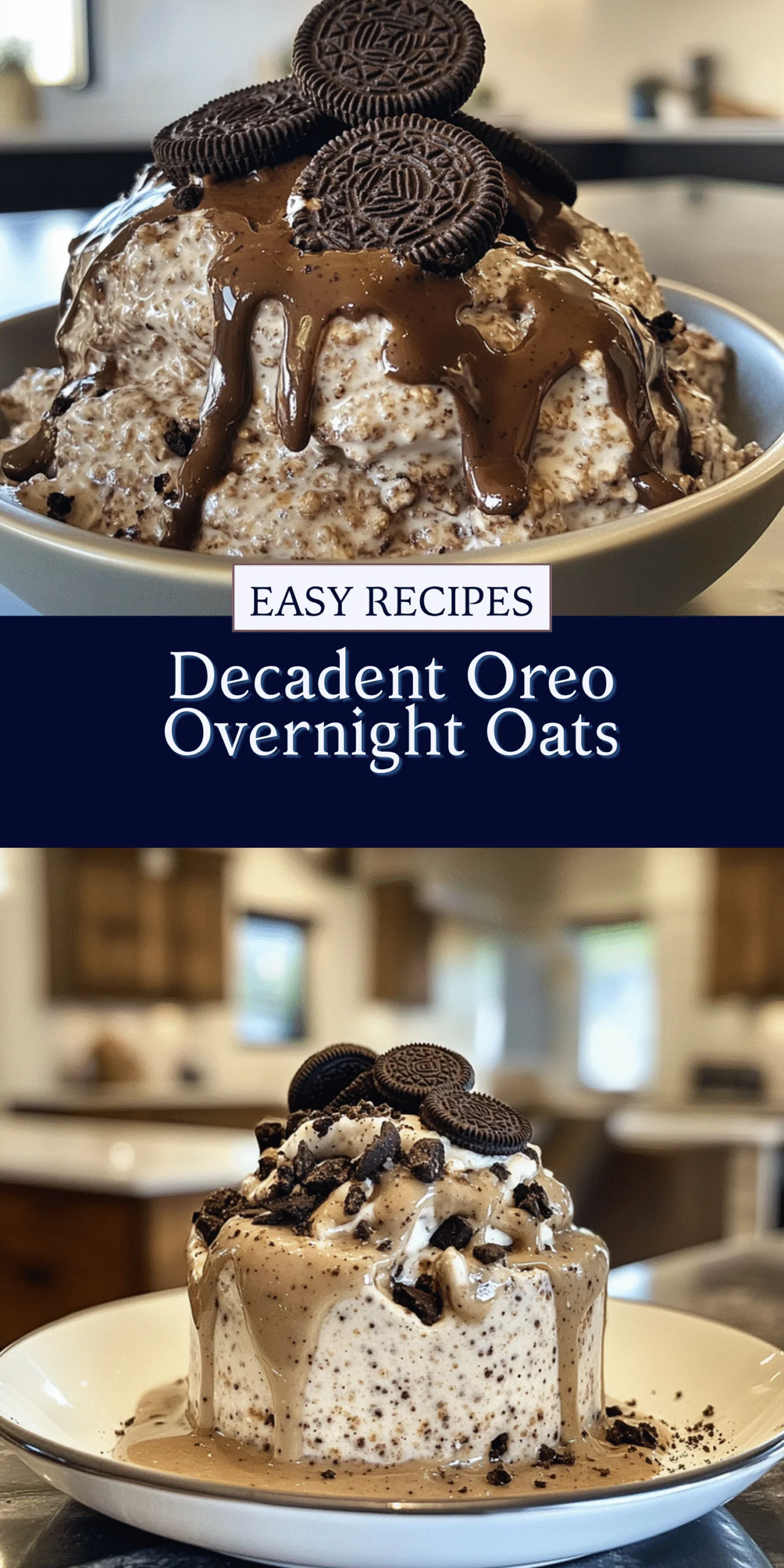 Decadent Oreo Overnight Oats