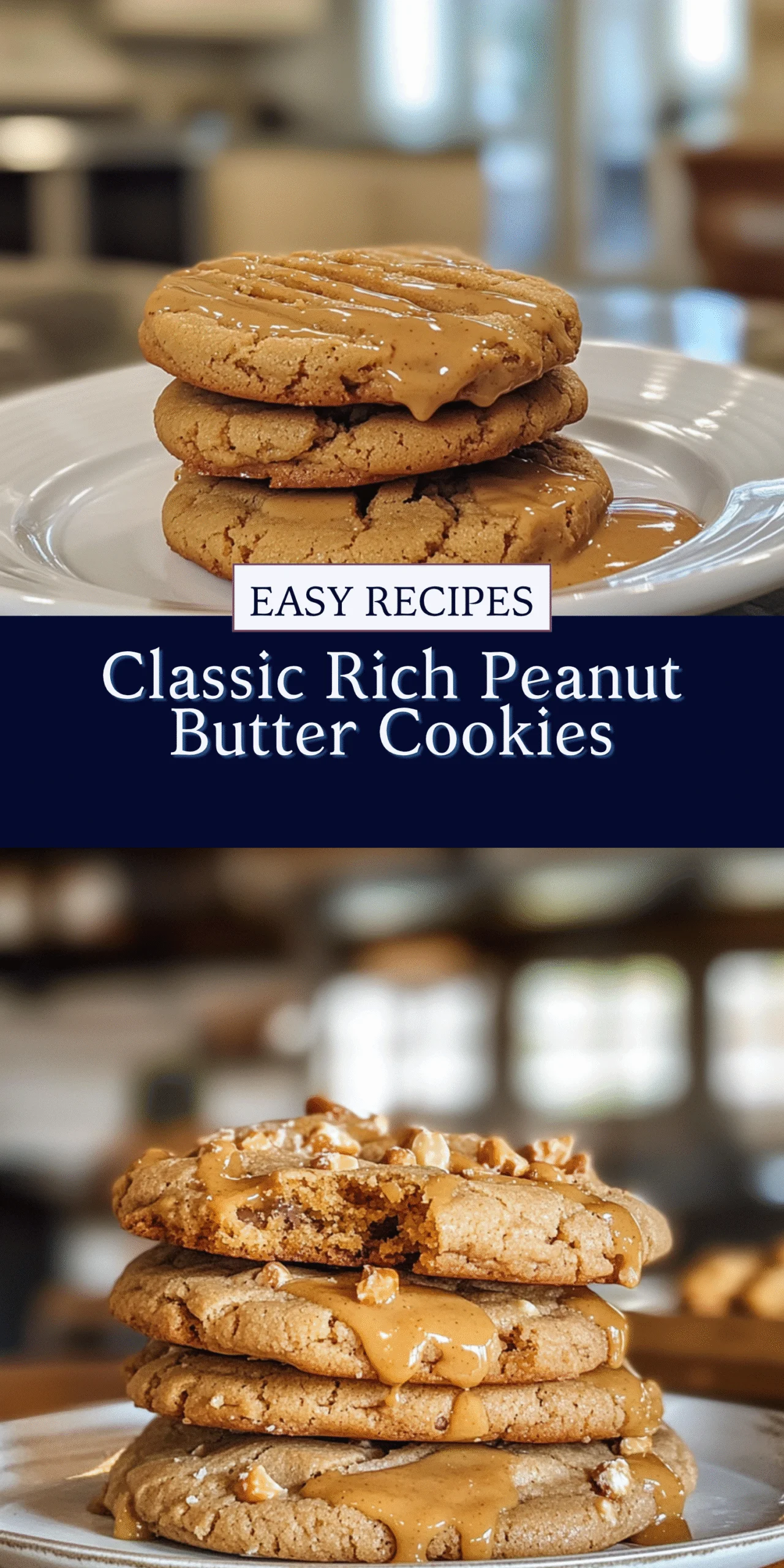 Classic Rich Peanut Butter Cookies