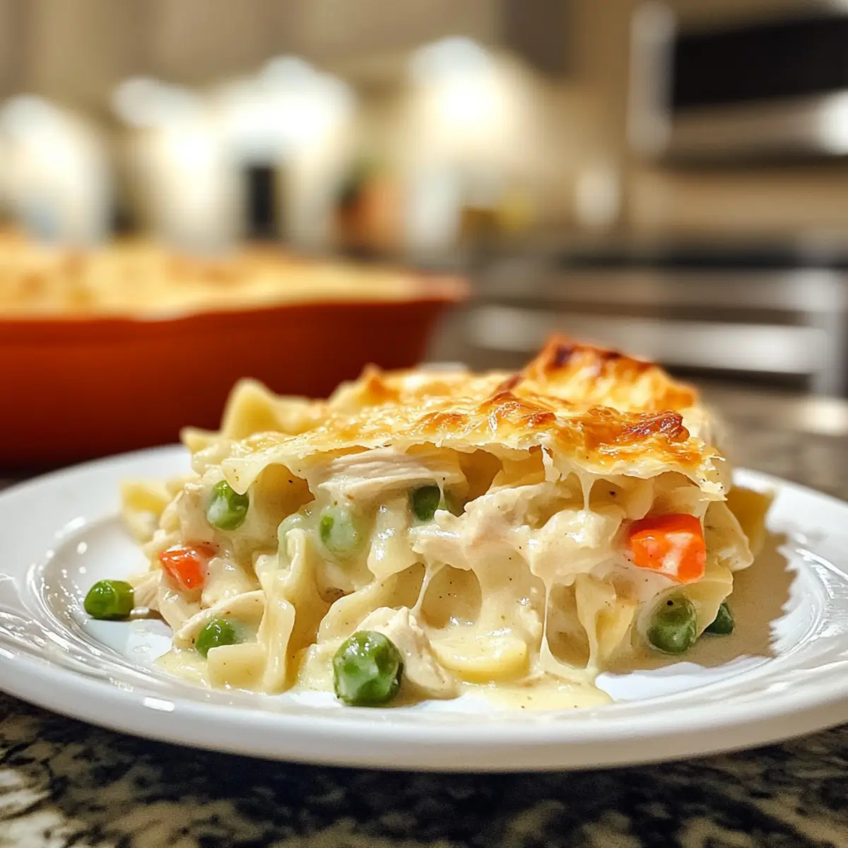 Creamy Chicken Pot Pie Noodles