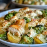 Comforting Baked Potato Chicken and Broccoli Casserole