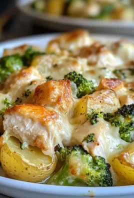 Comforting Baked Potato Chicken and Broccoli Casserole
