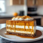 Decadent Layered Pumpkin Cheesecake