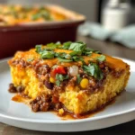 Comforting Chili and Cornbread Casserole