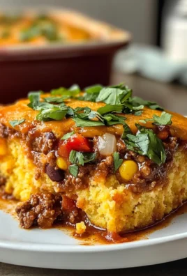 Comforting Chili and Cornbread Casserole