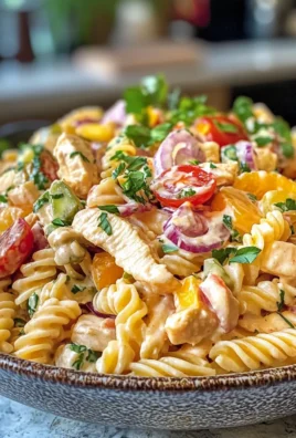 Irresistible Creamy Chicken Pasta Salad