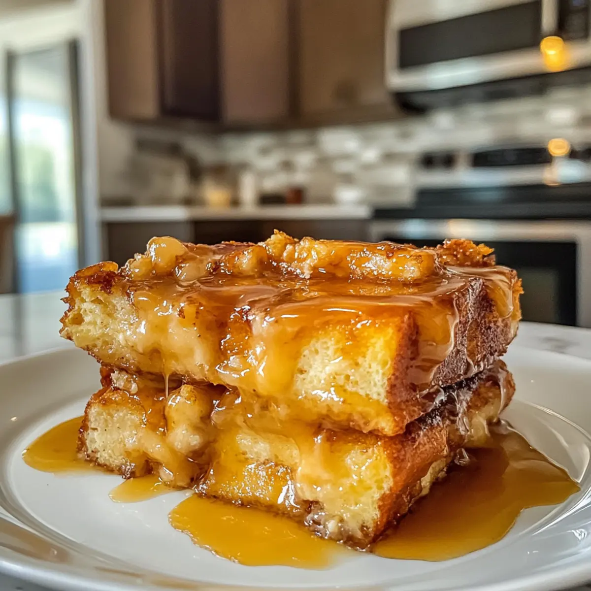 Delicious Homemade French Toast Casserole
