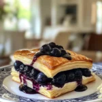 Luscious Blueberry Cream Cheese Puff Pastry