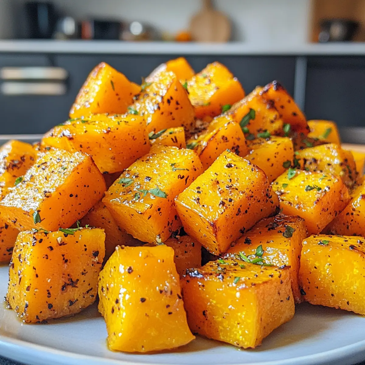Easy Quick Roasted Butternut Squash