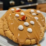 Irresistible Melted Snowman Peanut Butter Cookies