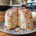 Delightful Light Funfetti Angel Food Cake