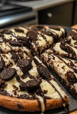 Decadent Oreo Fudge Brownie Pizza
