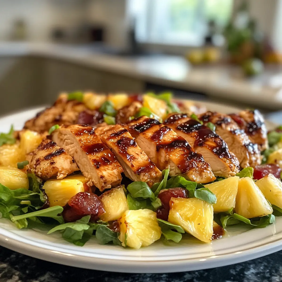 Tropical Pineapple Chicken Salad