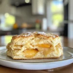 Fluffy Peach Butter Swim Biscuits