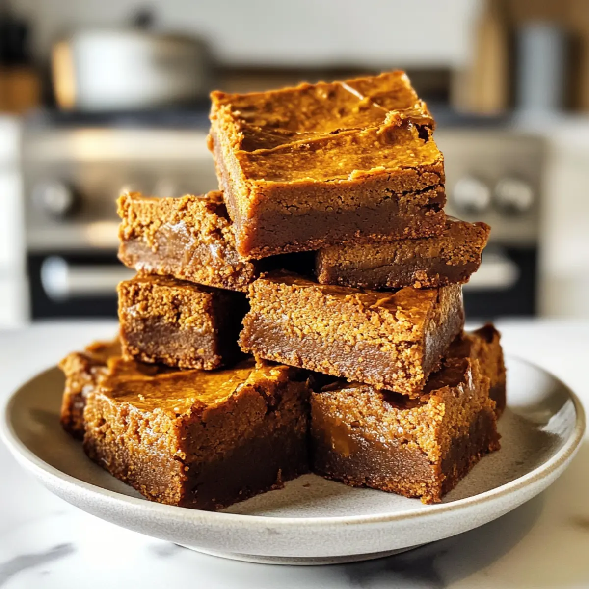 Irresistible Chewy Pumpkin Blondies with Warm Spices