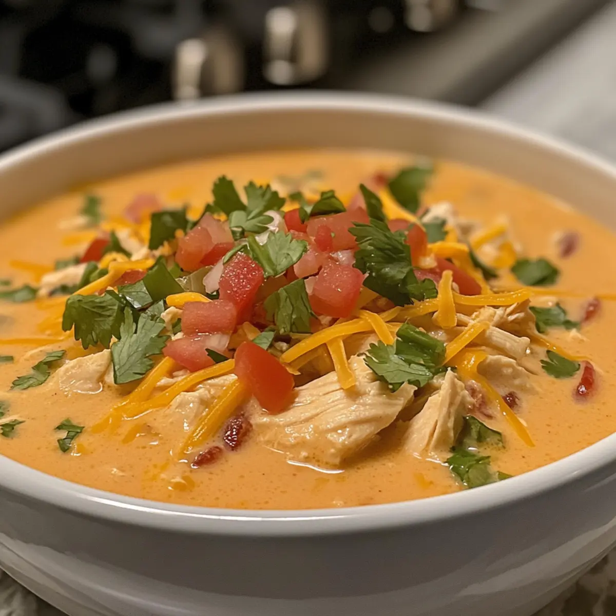 Ultimate Creamy Chicken Taco Soup