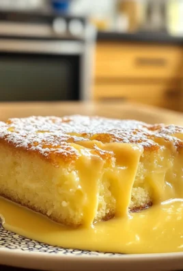 Delicious Italian Grandma’s Lemon Custard Cake