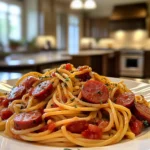 Savory Summer Kielbasa Pasta