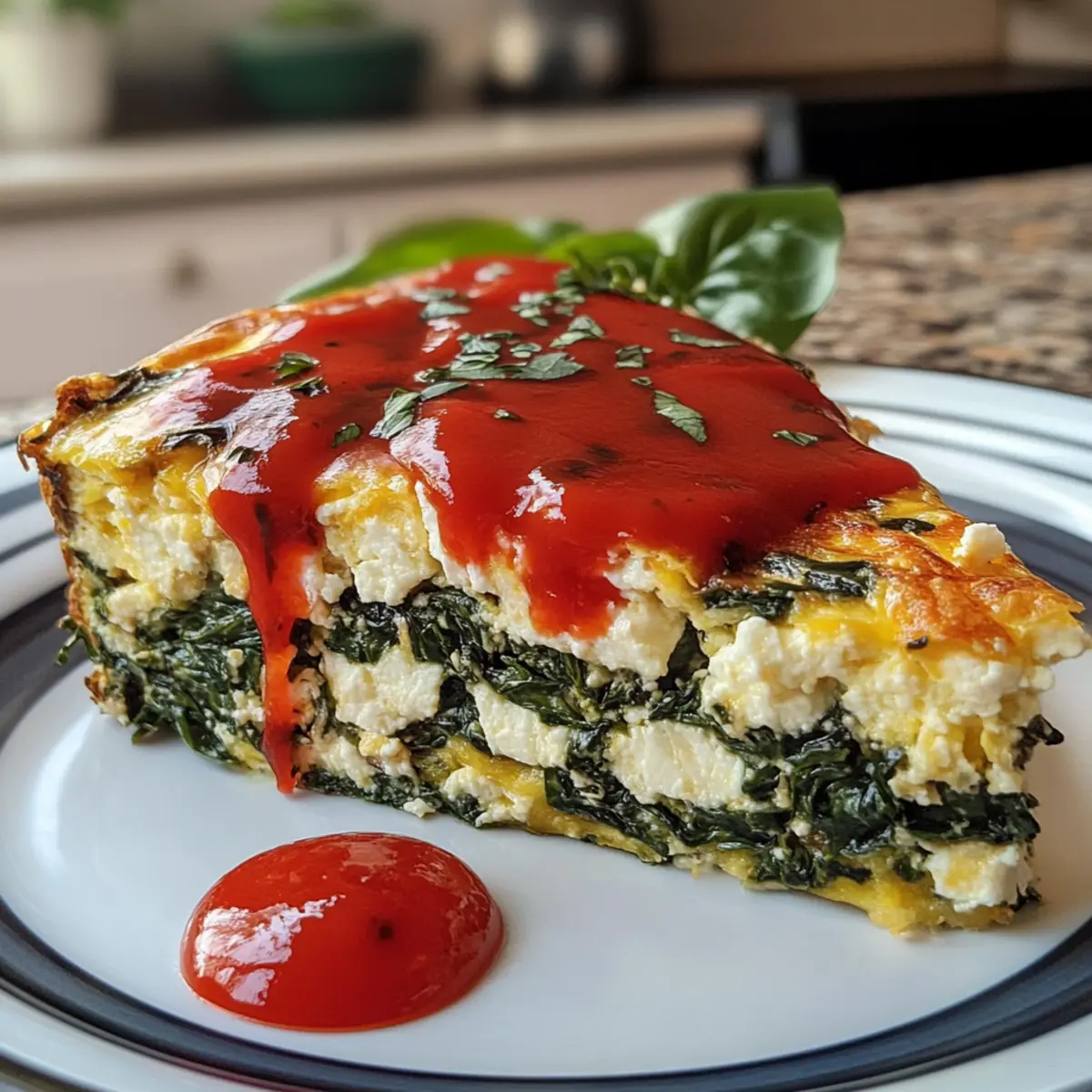 Savory Spinach & Feta Frittata