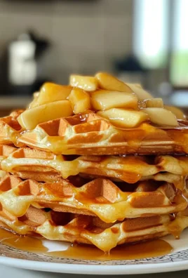Delicious Apple Pie Waffles