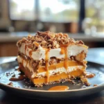 Decadent No Bake Pumpkin Lasagna Dessert