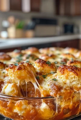 Cheesy Bubble Up Biscuit Pizza Casserole