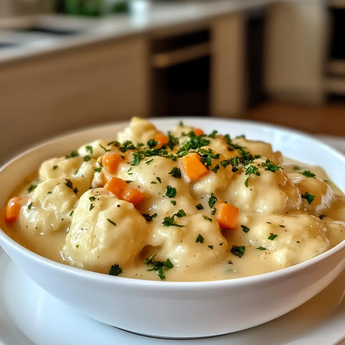 Hearty Homemade Chicken & Dumplings