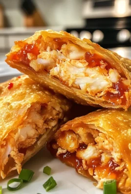 Crispy Crab Rangoon Egg Rolls