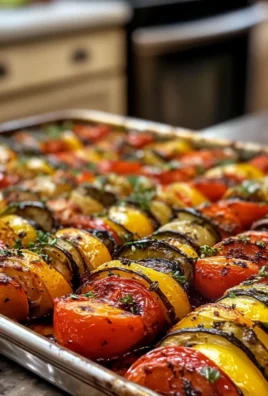 Colorful Sheet Pan Ratatouille