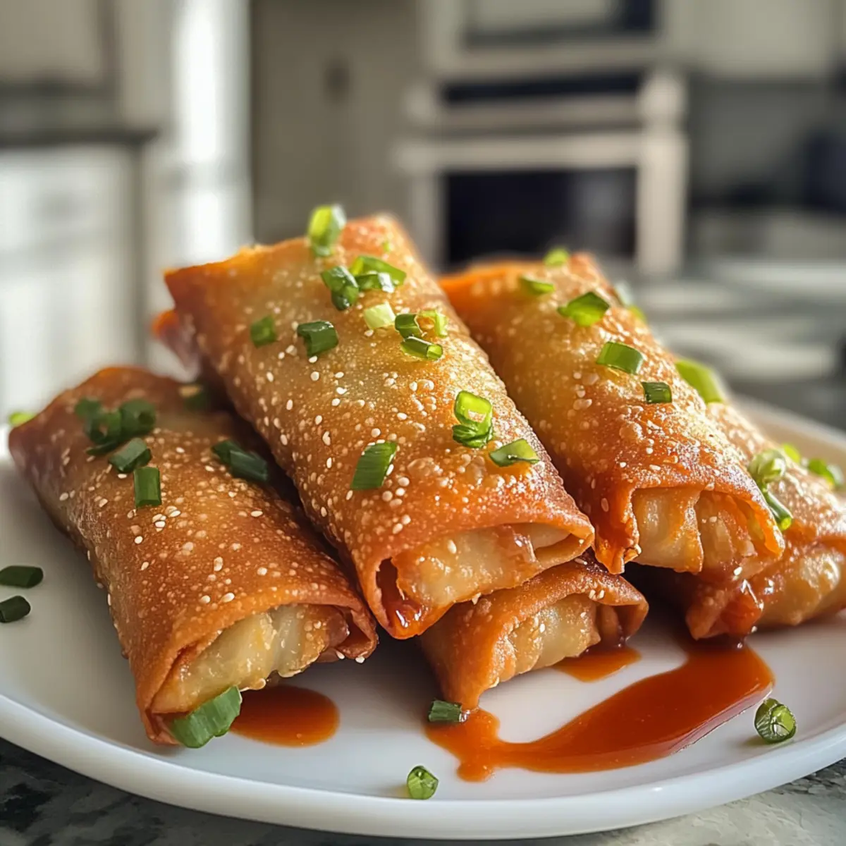 Crispy Crab Rangoon Egg Rolls