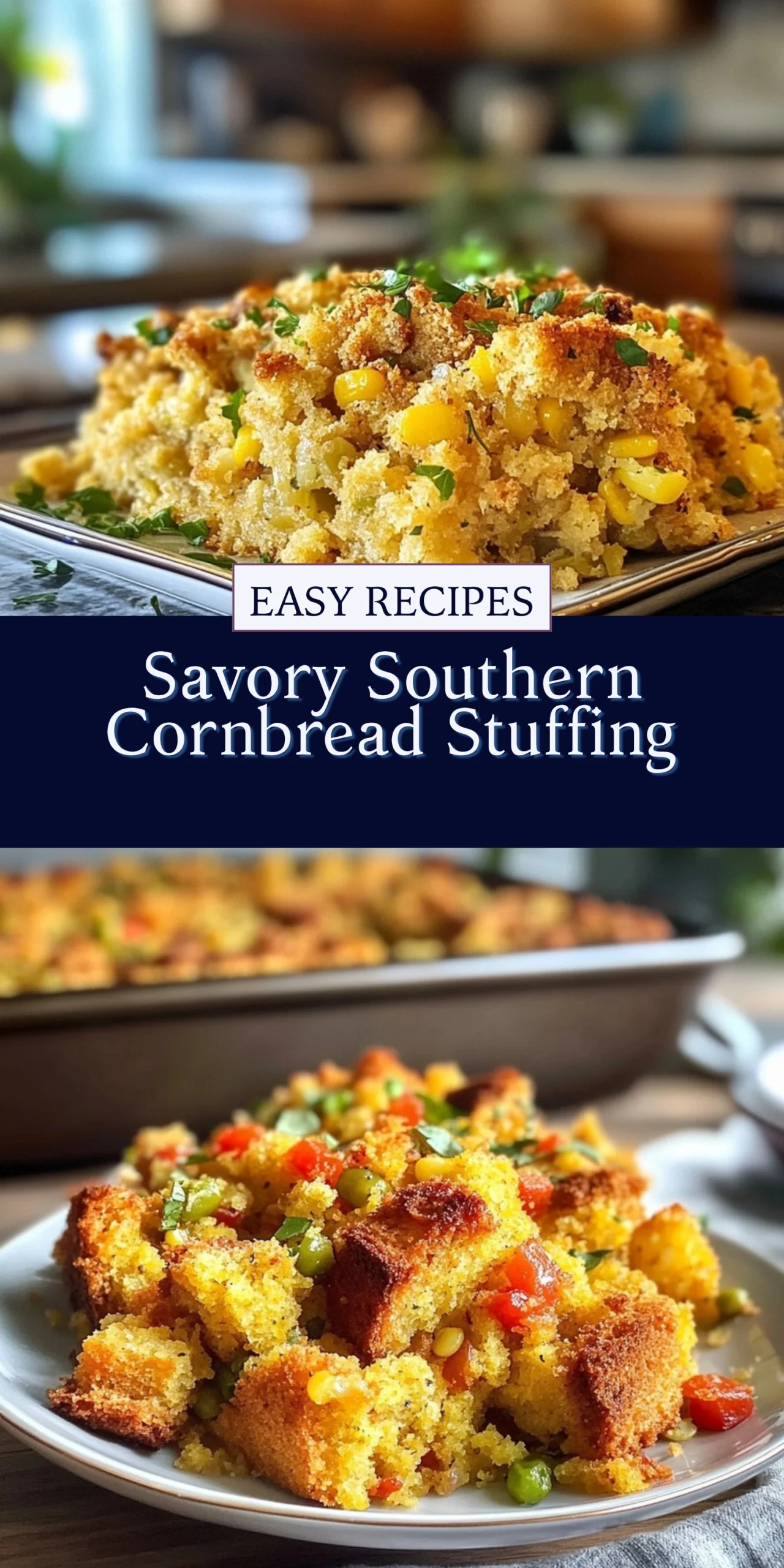 Savory Southern Cornbread Stuffing