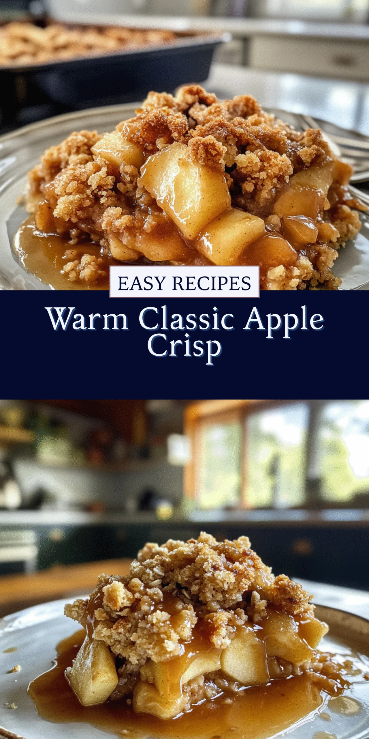 Warm Classic Apple Crisp