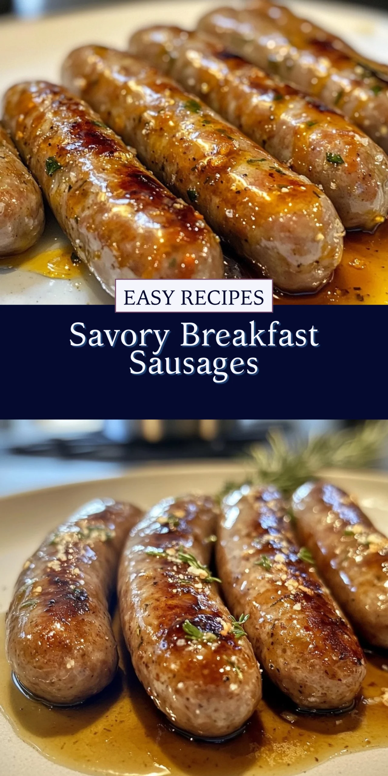 Savory Breakfast Sausages